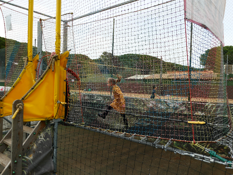De jump room bij Camping Calella de Palafrugell