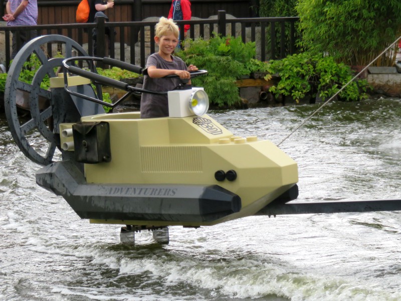 Tycho vindt de Jungle Racer erg leuk