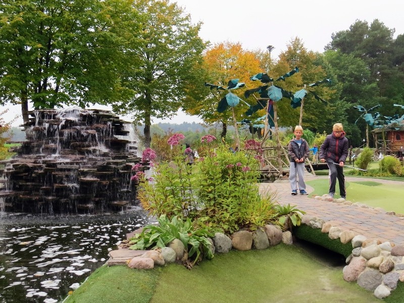 Superleuke jungle mini-golfbaan