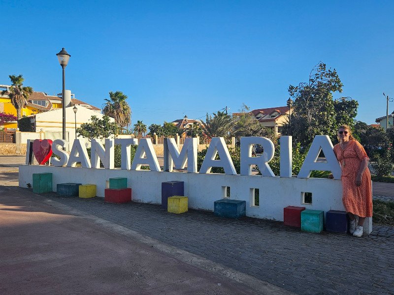 Sabine in Santa Maria op het Kaapverdische eiland Sal