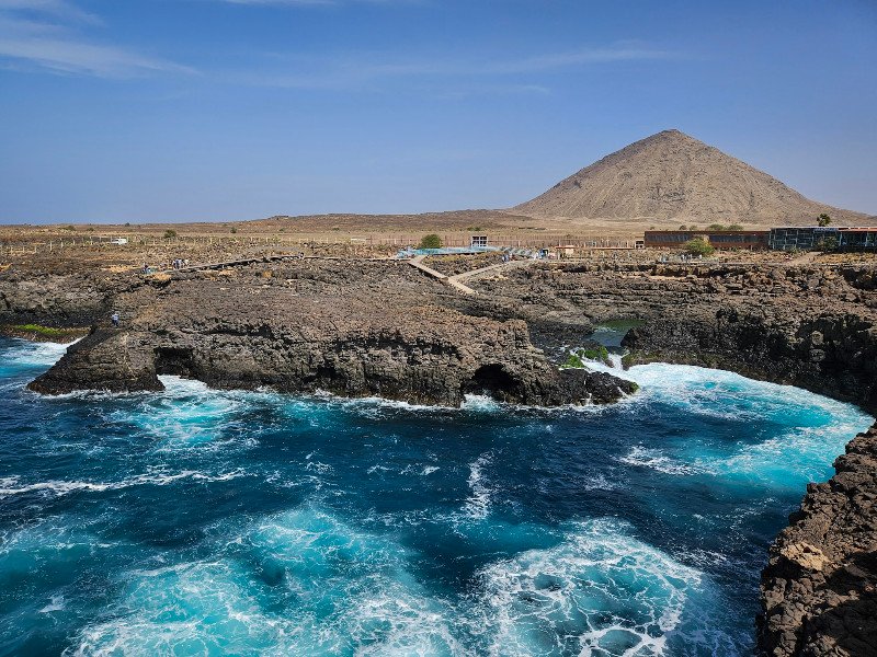 De mooie kust bij Buracona op Sal Kaapverdië