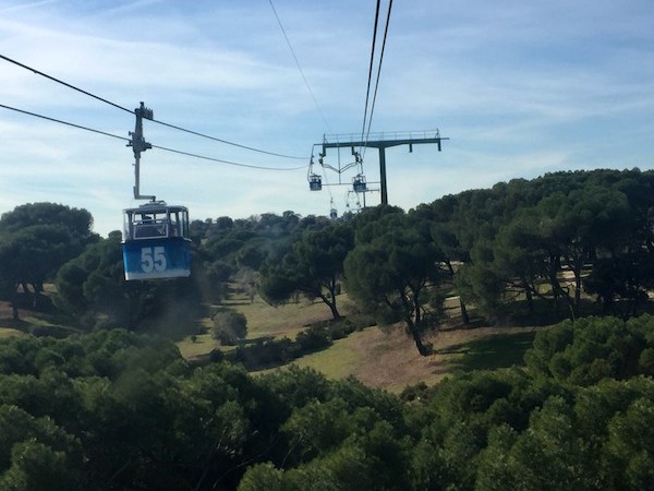 Bekijk Madrid vanuit de lucht met de kabelbaan