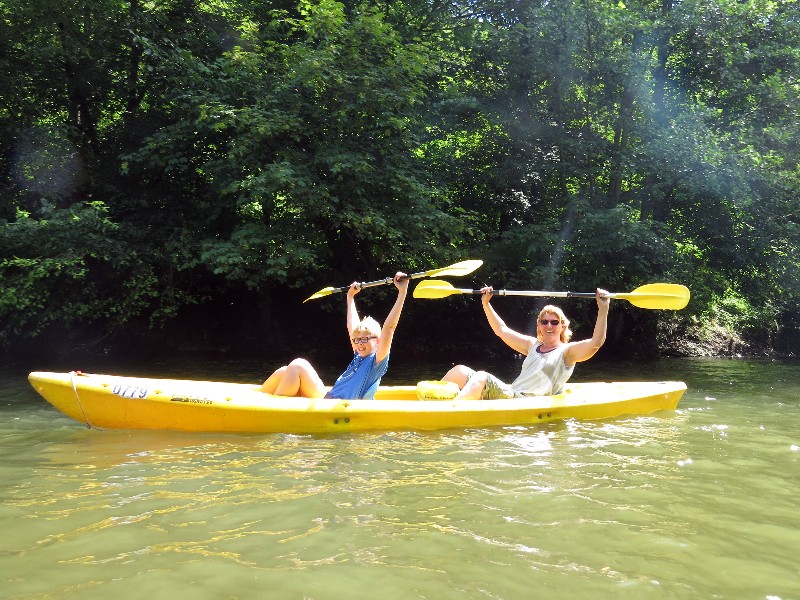 Kajakken op de Lesse
