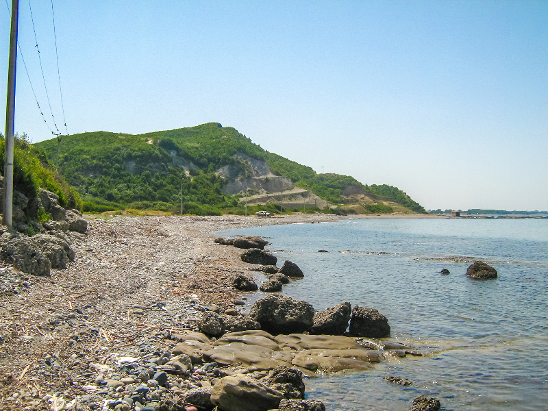 Kallmi Beach in Albanië