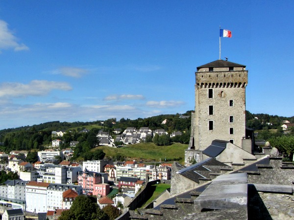 Het kasteel van Lourdes