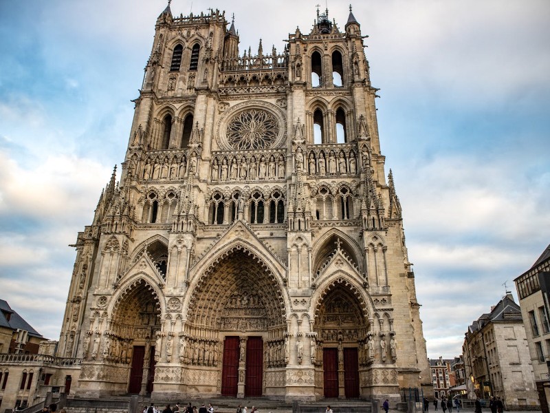 De grote kathedraal van Amiens, die je kan beklimmen!