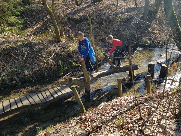 Gave kinderwandeling net over de grens in België. Het Pagadderpad.
