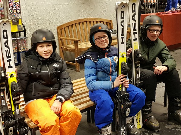 De skiles gaat bijna beginnen, we zijn er klaar voor.