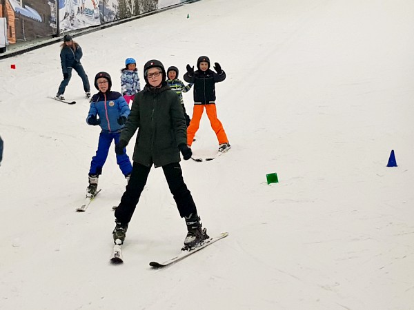 De jongens op skiles bij Center Parcs Kempervennen