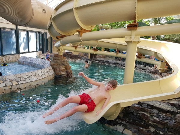 Toffe glijbaan bij Center Parcs Kempervennen
