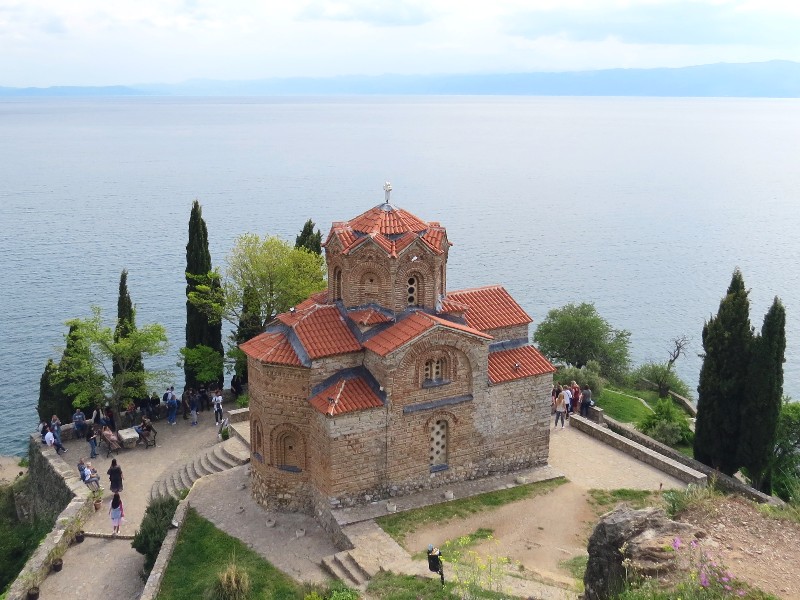 Het beroemde kerkje van St John Kaneo