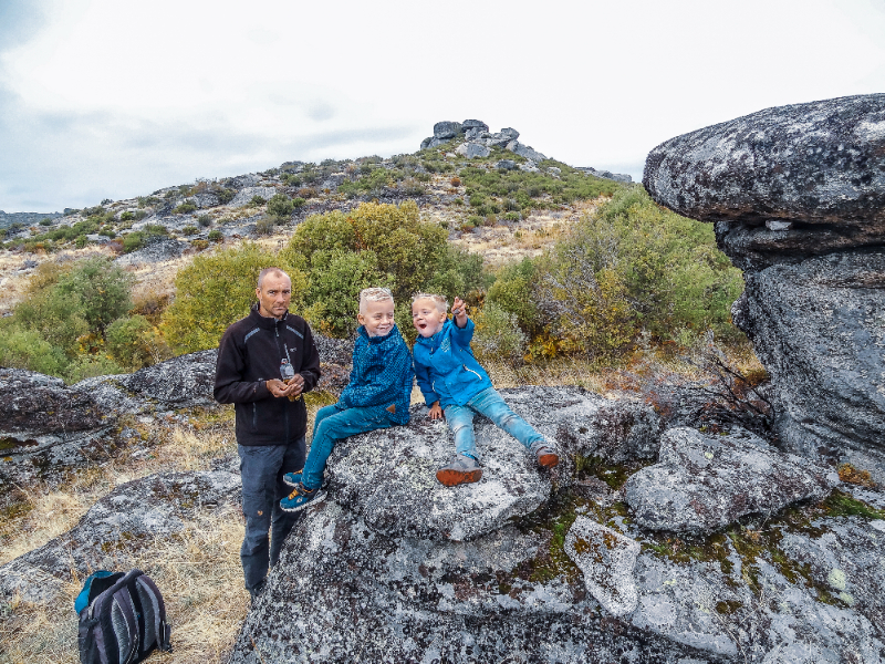 De kinderen van Amanda vermaakten zich prima in de Noord Portugese natuur van het Natuurpark do Alvao