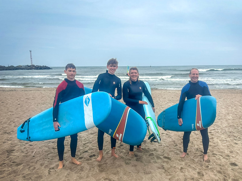 We gingen surfen in Klaipėda
