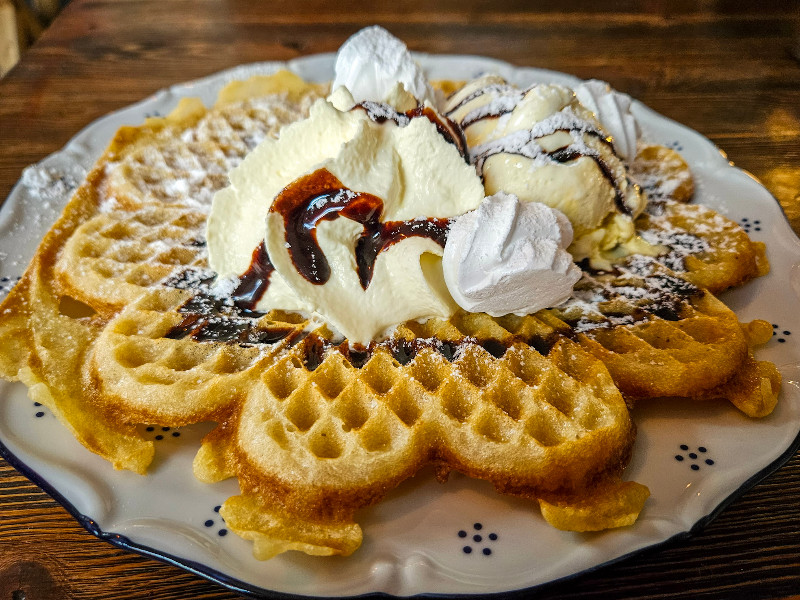 Heerlijk was deze wafel!