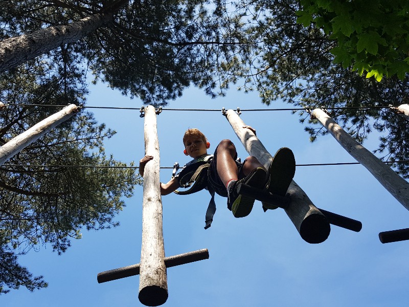 Tycho klimt als een aapje