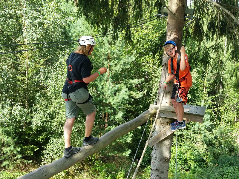 Klimmen is altijd een favoriete bezigheid voor onze jongens
