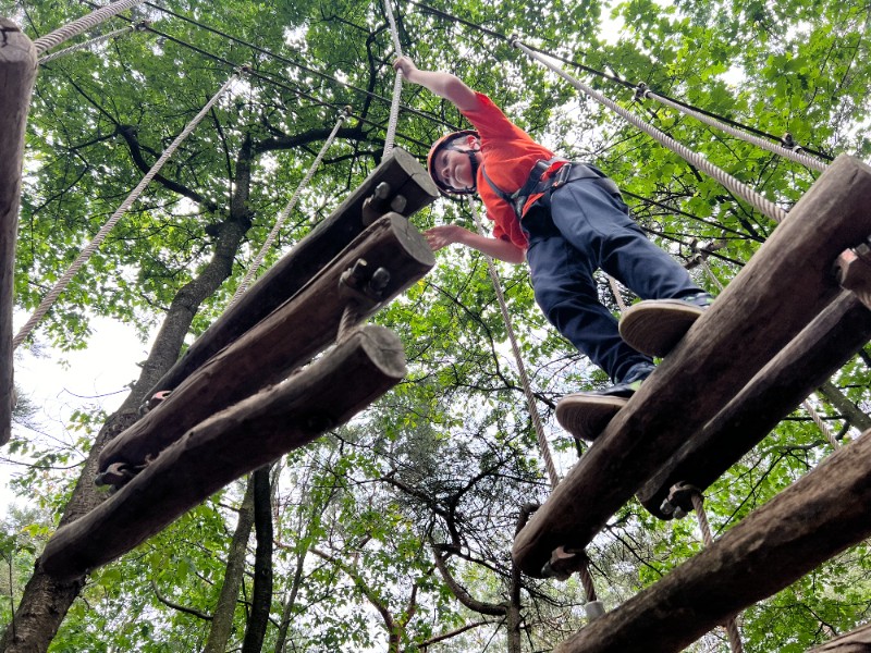 Klimrijk heeft zoveel verschillende routes dat het voor iedereen leuk en uitdagend is