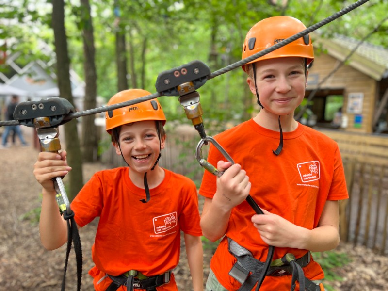 Klimpark Klimrijk met de kinderen, gezekerd en plezierig uitje met het hele gezin!