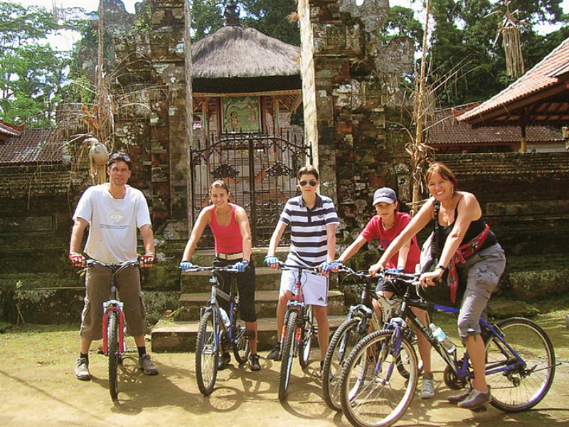 Fietsen op Bali