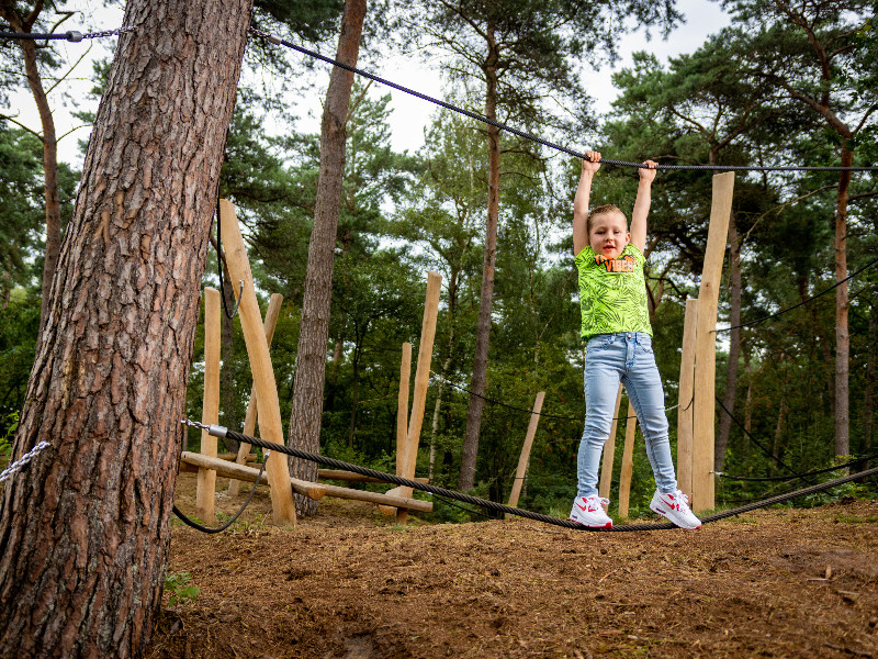 Superleuk speelbos bij Krieghuusbelten