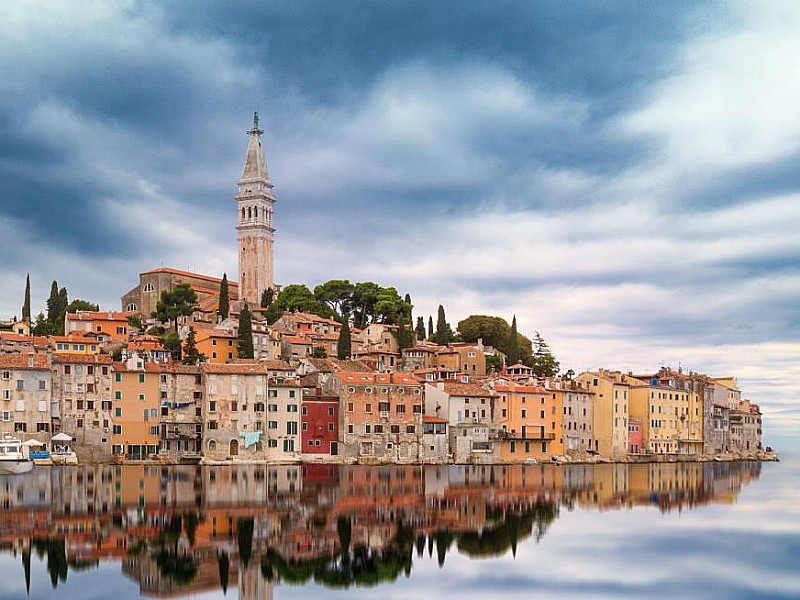 Het schilderachtige stadje Rovinj.