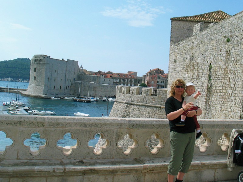 Met onze baby Zeb waren we op vakantie in Kroatië