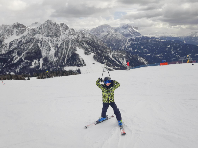 Mark in Kronplatz, kindvriendelijk deelgebied van het grote skigebied Dolomiti Superski, vlak bij de Mudlerhof