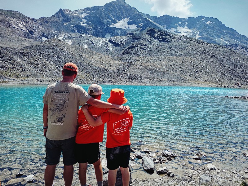 Plots is daar Lac Blanc