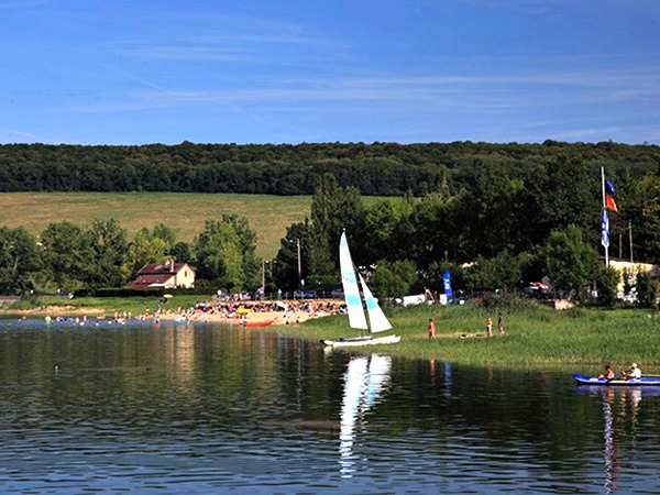 Lac de Panthier in de Bourgogne