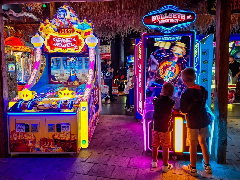 De gamehal in Lalandia Billund