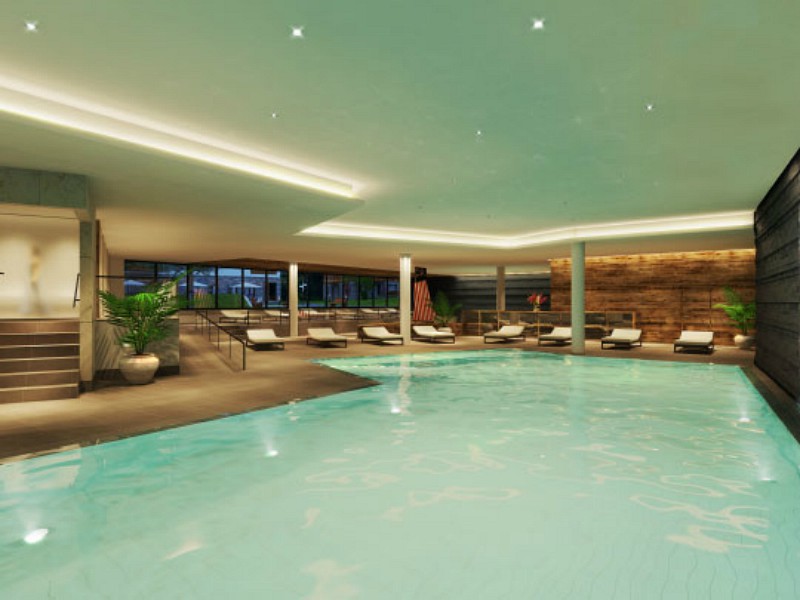 Ontspannen in het zwembad van het Oostenrijkse Landal Resort Maria Alm
