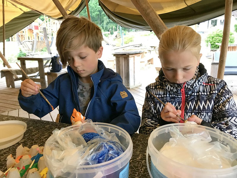 Knutselen in de tipitent