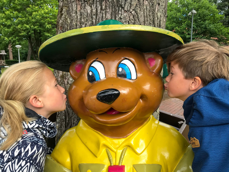 Een kus voor onze grote vriend Bollo bij Landal Miggelenberg