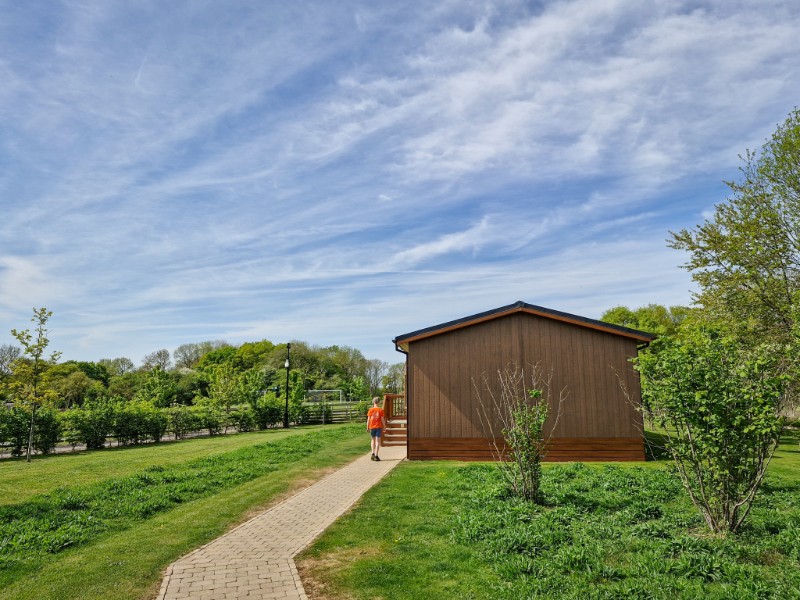 Onze Lodge op het park van Landal Rockingham Forest