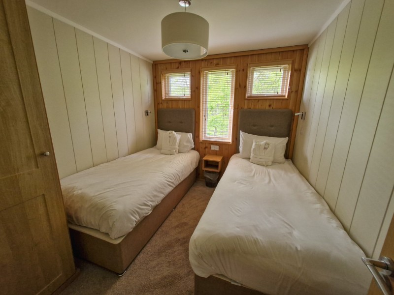 De slaapkamer van de jongens in Engeland