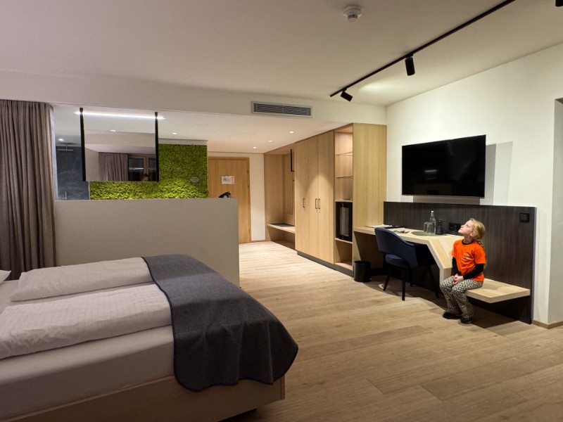 Onze prachtige hotelkamer bij Langwies in Tennengau