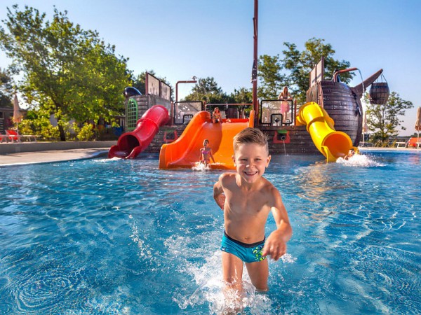 Het kinderbad van Camping Lanterna in Kroatië