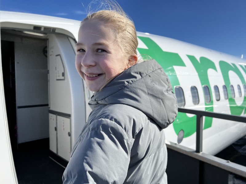 Barbara en Lara vlogen vanaf Groningen naar Zweden