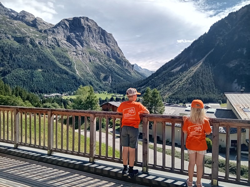 Uitzicht vanaf appartement, Pralognan-la-Vanoise