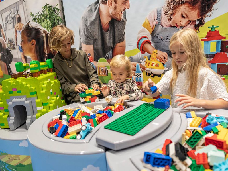 Bouwen bij Legoland Billund