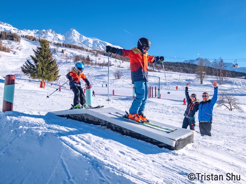 Funpistes in het kindvriendelijke wintersportgebied les Arcs