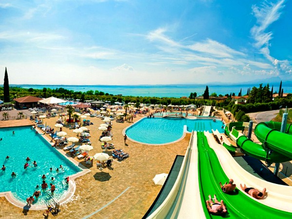 Het Aquapark van Camping Lido