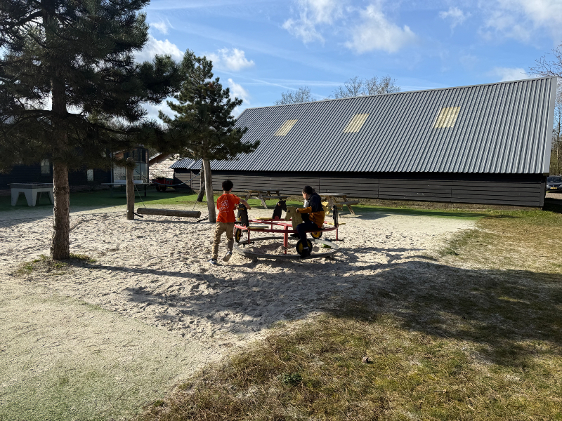 In de speeltuin bij Europarcs Ruinen