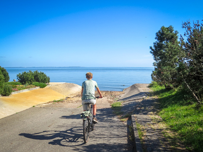 Fietsen op Curonian Split