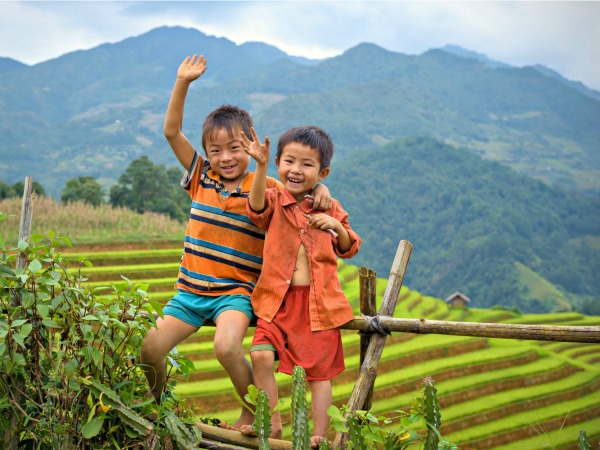 Lokale vriendjes maken in Laos