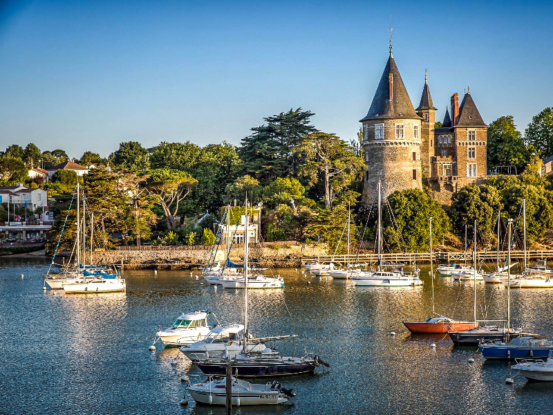 Het vissersplaatsje Pornic ligt aan de West kust van de Loire, bij de Atlantische Oceaan