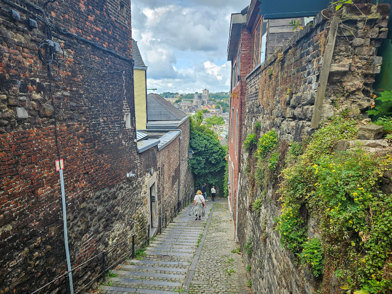 Lekker struinen door de straatjes in de omgeving van de Citadel in Luik