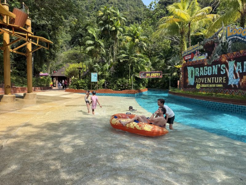 Langste lazy river van Maleisië vind je in Lost World of Tambun