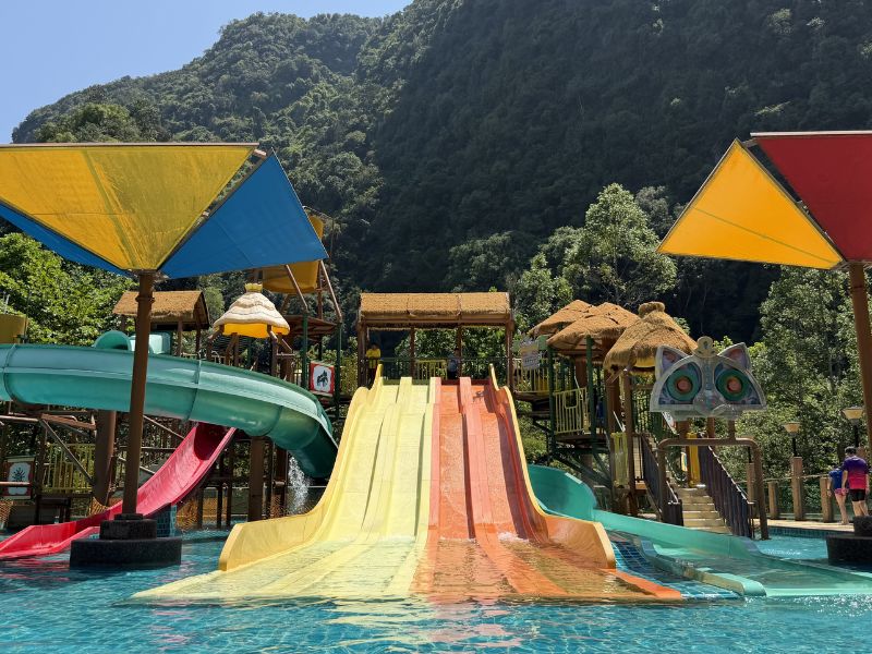 Uniek waterpark in de jungle in Ipoh Maleisië