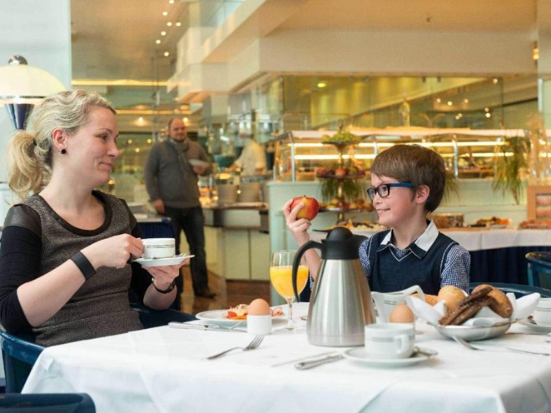 Ontbijt bij het Maritim Magdeburg hotel